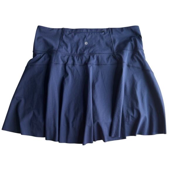 Athleta Womens Ace Tennis Skort 15.5" Size 1X Blue Golf Tennis Pockets #657683 - Picture 4 of 9